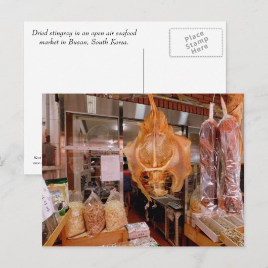 Stingray op de markt briefkaart (Voorkant / Achterkant)