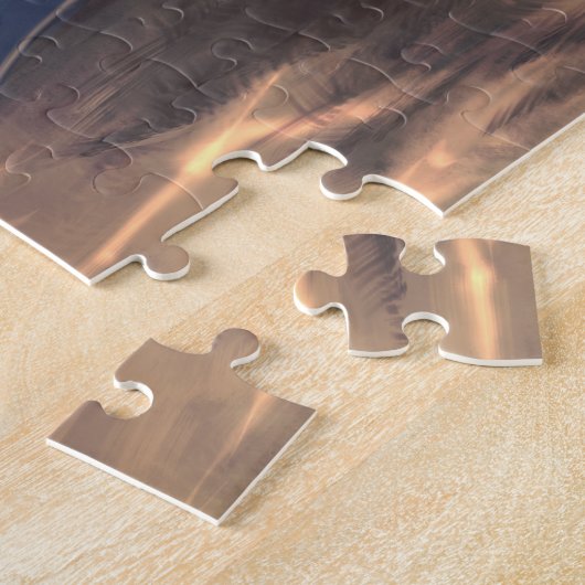 Stingray op de onderkant van het zee legpuzzel (Zijkant)