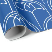 Stingray Patroon Cadeaupapier (Rol Hoek)