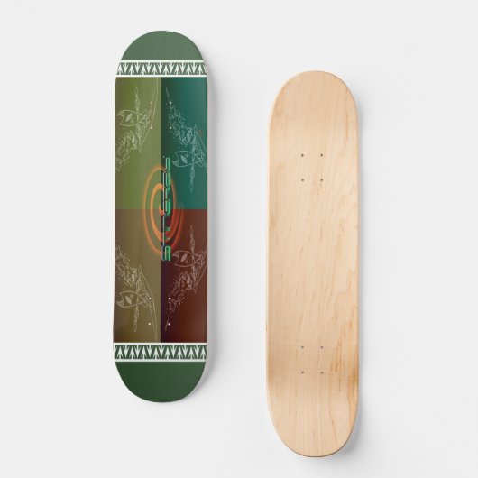 Stingray Persoonlijk Skateboard (Voorkant)