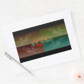 Stingray Rechthoekige Sticker (Envelop)