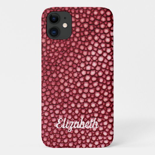 Stingray Red, persoonlijk Case-Mate iPhone Case (Achterkant)