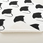 Stingray Silhouette Sherpa Deken (3/4)