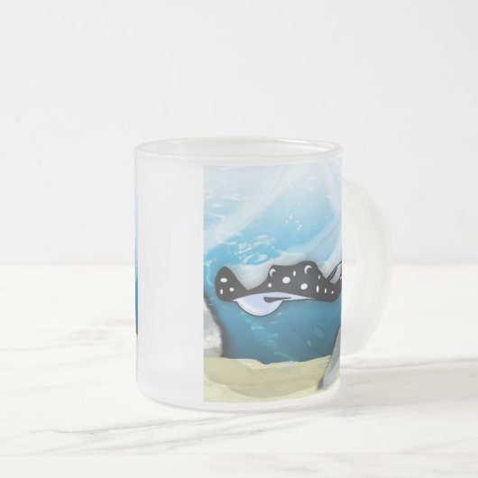 Stingray Swoboop Matglas Koffiemok (Voorkant rechts)