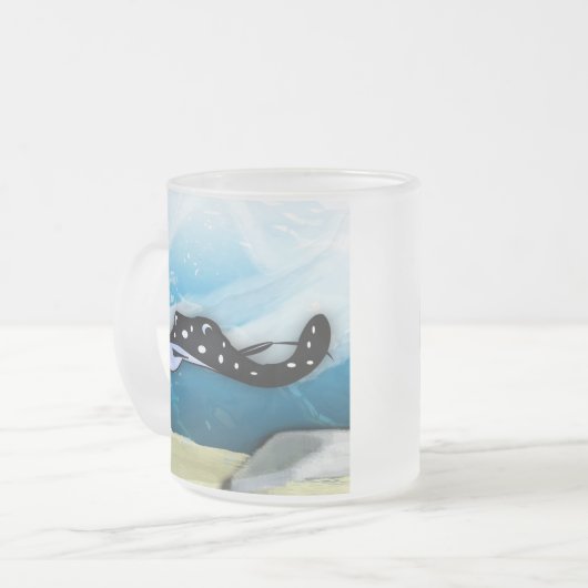 Stingray Swoboop Matglas Koffiemok (Voorkant links)