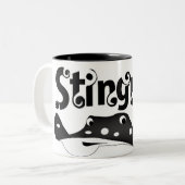 Stingray Tweekleurige Koffiemok (Voorkant links)