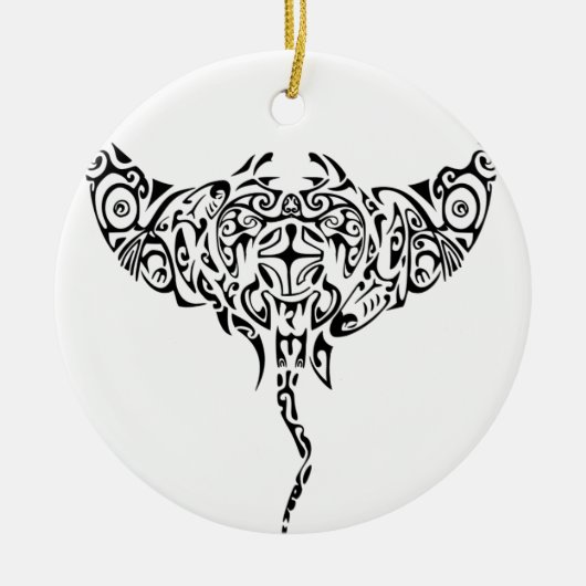 STINGRAY VAN AOTEAROA nieuw-zeeland Keramisch Ornament (Voorkant)