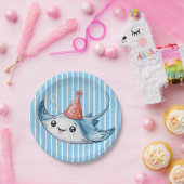 Stingray verjaardagsfeestje papieren bordje (Feest)