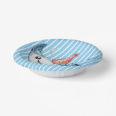 Stingray verjaardagsfeestje papieren kommen (Gebogen)