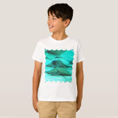 Stingrays op Ocean Floor Youth T-Shirt (Voorkant volledig)