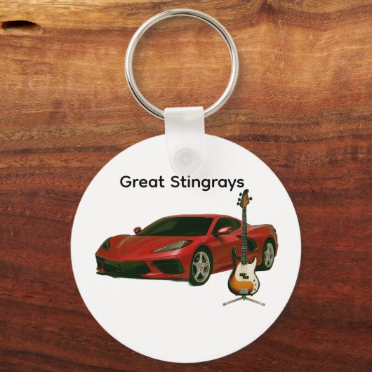 Stingrays Rock Sleutelhanger (Achterkant)