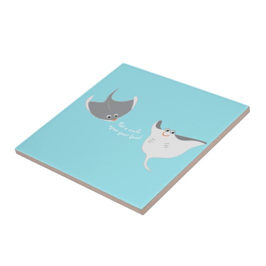 Stingrays Tegeltje (Zijkant)