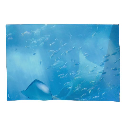 Stingrays Underwater Ocean Design on Pillowcases Kussensloop (Voorkant)