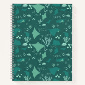 Stingrays Underwater Reef Design Notitieboek (Voorkant)