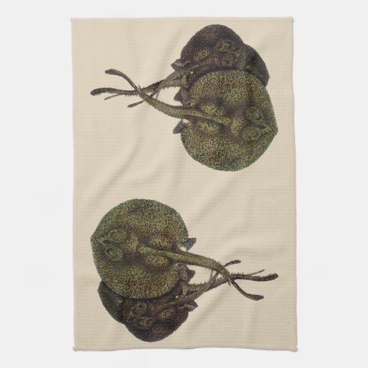  Stingrays, zeedieren Theedoek (Verticaal)