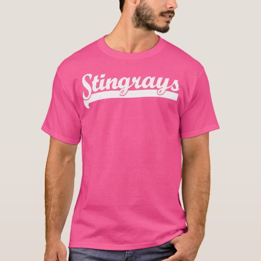 Stingrays Zwemmen Basketbal Voetbal T-Ball Voetbal T-shirt (Voorkant)