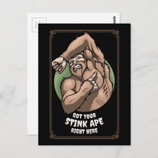 Stink Ape Briefkaart (Voorkant / Achterkant)