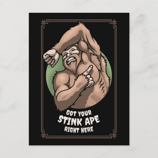 Stink Ape Briefkaart (Voorkant)