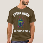 Stink Bug Beetle and Halyomorpha Halys T-shirt (Voorkant)