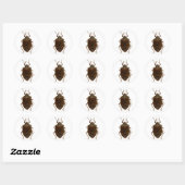 Stink Bug Ronde Sticker (Vel)