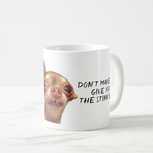 "Stink Eye" Bambi Coffee Mok (Voorkant rechts)