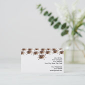 Stink of Shield bug for pest exterminator Visitekaartje (Staand voorkant)