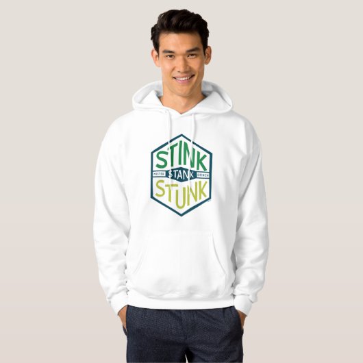 Stink Stank Stunk Badge Hoodie (Voorkant volledig)