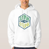 Stink Stank Stunk Badge Hoodie (Voorkant)