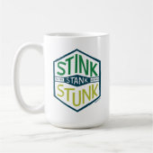 Stink Stank Stunk Badge Koffiemok (Links)
