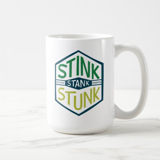 Stink Stank Stunk Badge Koffiemok (Rechts)