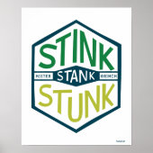 Stink Stank Stunk Badge Poster (Voorkant)