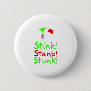Stink Stank Stunk Mask Funny Chris 2020 Ronde Button 5,7 Cm