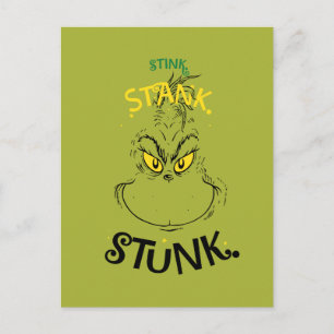 Stink Stank Stunk meneer Grinch citaat Briefkaart