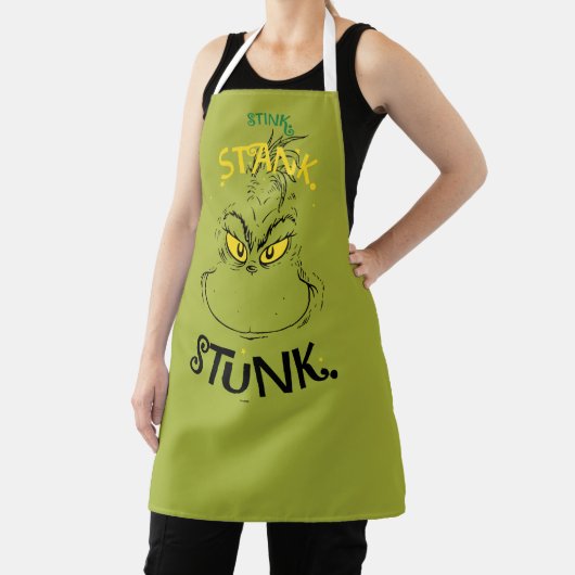 Stink Stank Stunk meneer Grinch citaat Schort (Insitu)