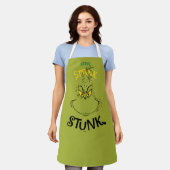 Stink Stank Stunk meneer Grinch citaat Schort (Gedragen)