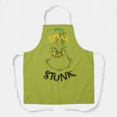 Stink Stank Stunk meneer Grinch citaat Schort (Voorkant)
