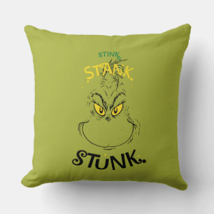 Stink Stank Stunk Mister Grinch Quote Kussen
