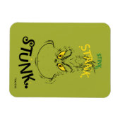 Stink Stank Stunk Mister Grinch Quote Magneet (Horizontaal)