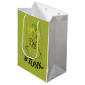 Stink Stank Stunk Mister Grinch Quote Medium Cadeauzakje (Voorkant Gekanteld)