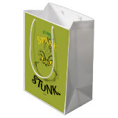 Stink Stank Stunk Mister Grinch Quote Medium Cadeauzakje (Achterkant Gekanteld)