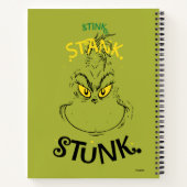 Stink Stank Stunk Mister Grinch Quote Notitieboek (Achterkant)