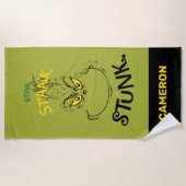 Stink Stank Stunk Mister Grinch Quote Strandlaken (Voorkant)