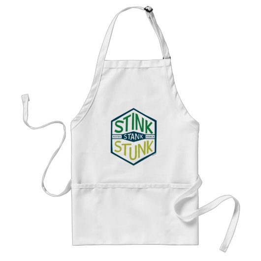Stink Stonk Stonk Badge Standaard Schort (Voorkant)