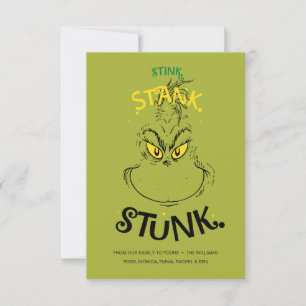 Stink Stonk Stonk Meneer Grinch citaat Kaart
