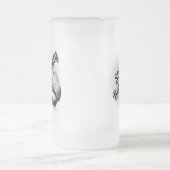 Stink verantwoord Frosted Glass Beer Mok (Center)