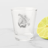 Stink Verantwoordelijk Shot Glas (Achterkant)