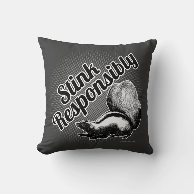 Stink Verantwoordelijk Sierkussen (Voorkant)