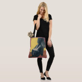 stinkafdrukken tote bag (Op model)