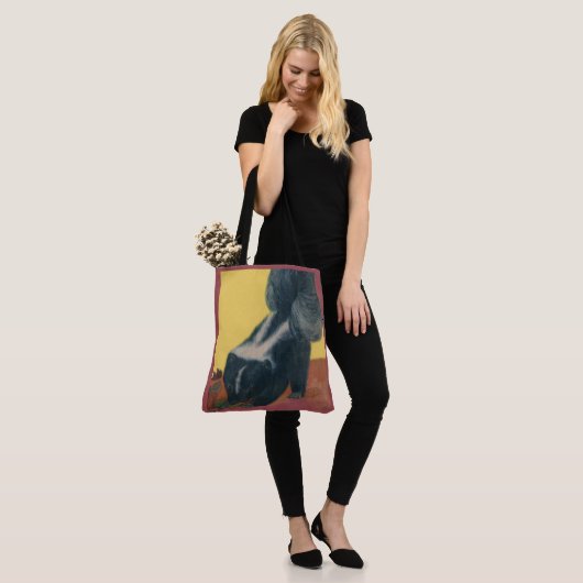 stinkafdrukken tote bag (Op model)