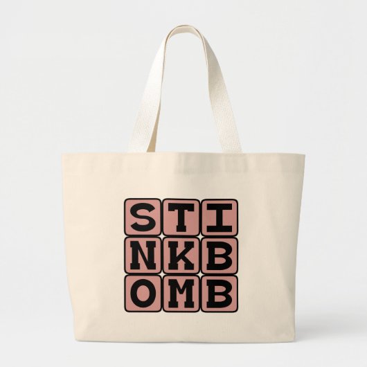 Stinkbom, Stinkgrap Grote Tote Bag (Voorkant)